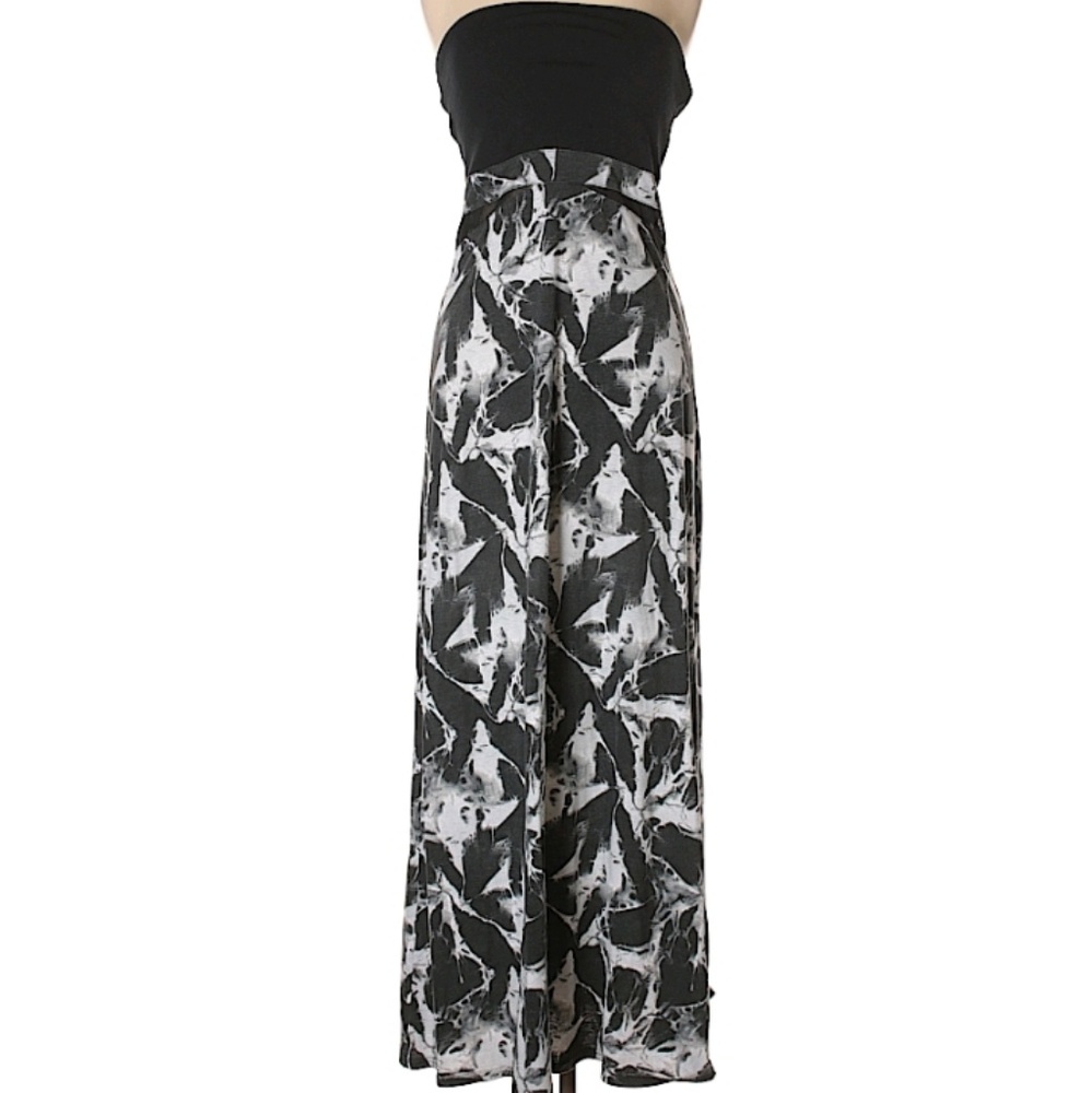 Strapless maxi dress